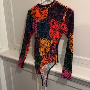 Farm Rio Long Sleeve Body Suit